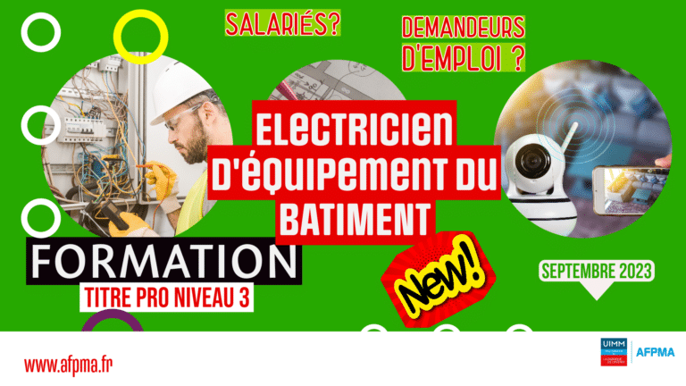 formation electricien batiment