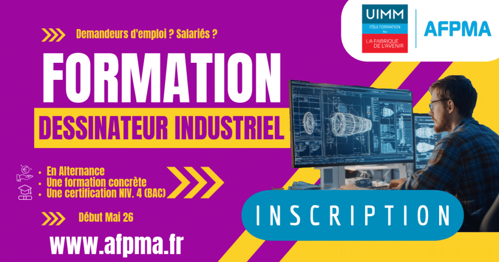Formation dessinateur Industriel AFPMA