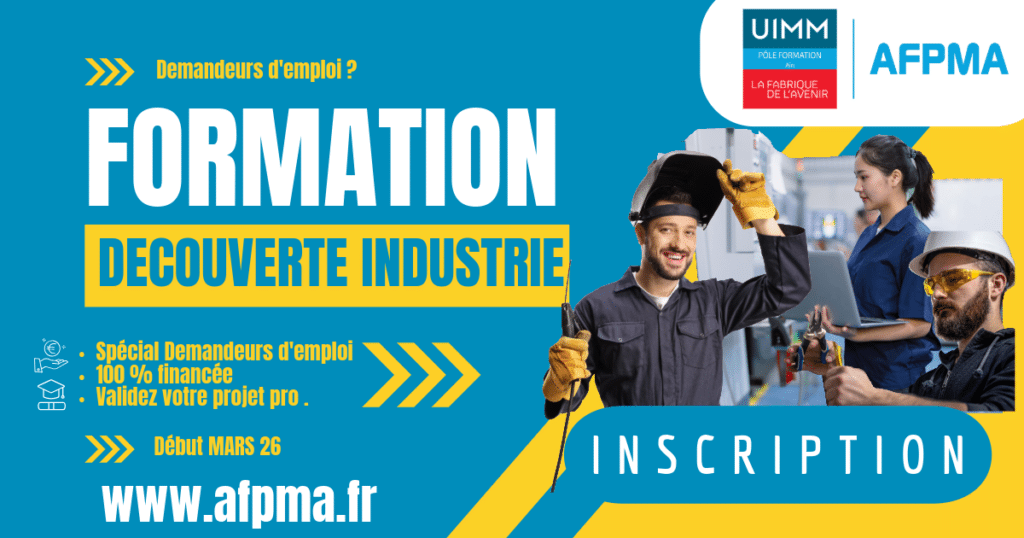 Formation Découverte des métiers de l’industrie – FLE à l’AFPMA